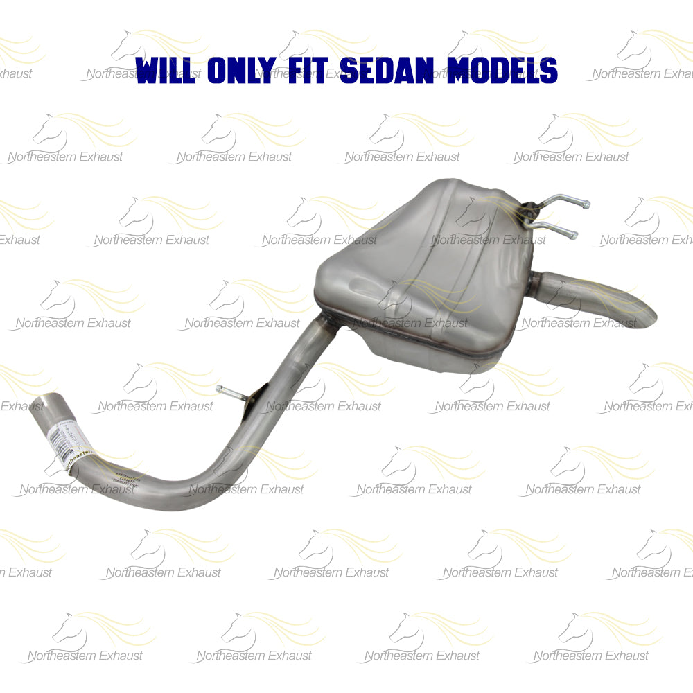 2016-2017 Honda Civic 2.0L Sedan Direct-Fit Exhaust Muffler Assembly