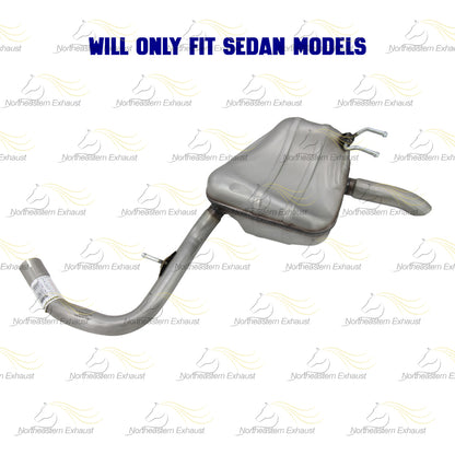 2016-2017 Honda Civic 2.0L Sedan Direct-Fit Exhaust Muffler Assembly