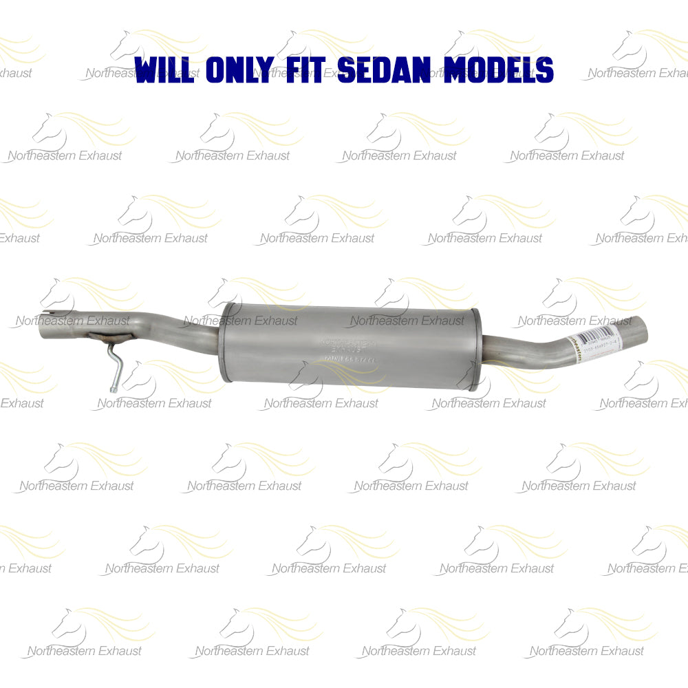 2016-2017 Honda Civic 2.0L Sedan Direct-Fit Exhaust Muffler Assembly