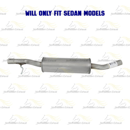 2016-2017 Honda Civic 2.0L Sedan Direct-Fit Exhaust Muffler Assembly