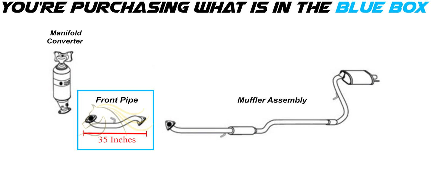 2016-2021 Honda Civic 2.0L Stainless Steel Front Exhaust Pipe