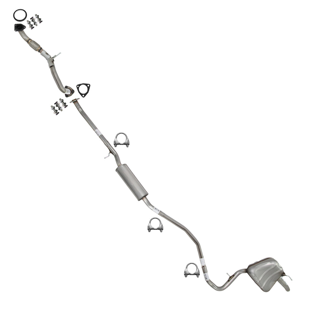 2016-2017 Honda Civic 2.0L Front Pipe Muffler Assembly Kit | Stainless Steel