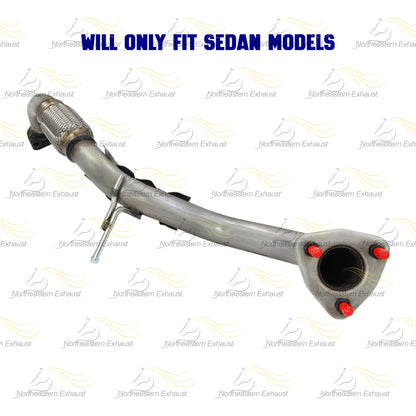 2016-2017 Honda Civic 2.0L Front Pipe Muffler Assembly Kit | Stainless Steel