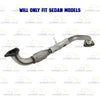 2016-2017 Honda Civic 2.0L Front Pipe Muffler Assembly Kit | Stainless Steel