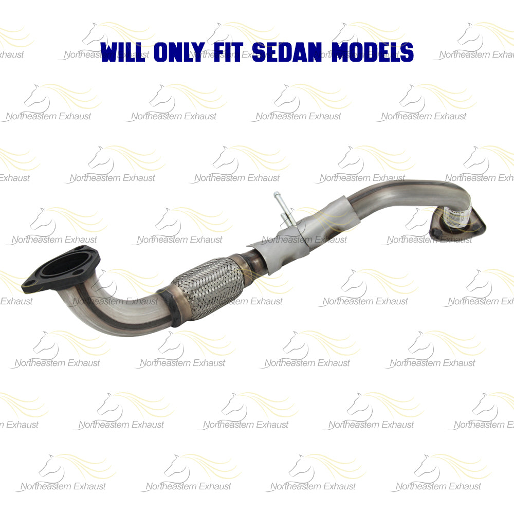 2016-2017 Honda Civic 2.0L Front Pipe Muffler Assembly Kit | Stainless Steel