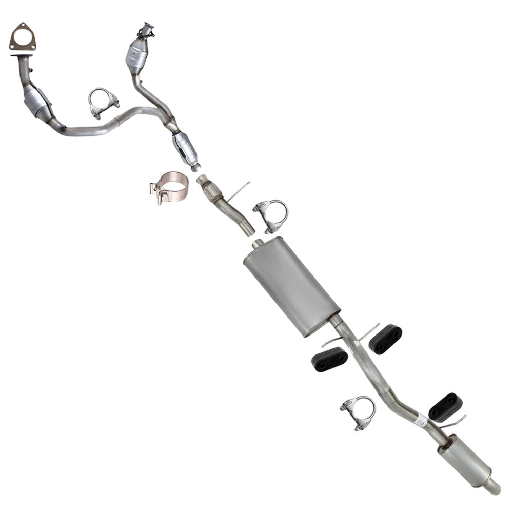 2009-2014 Chevrolet Tahoe 4.8L 5.3L Complete Exhaust System | EPA Approved