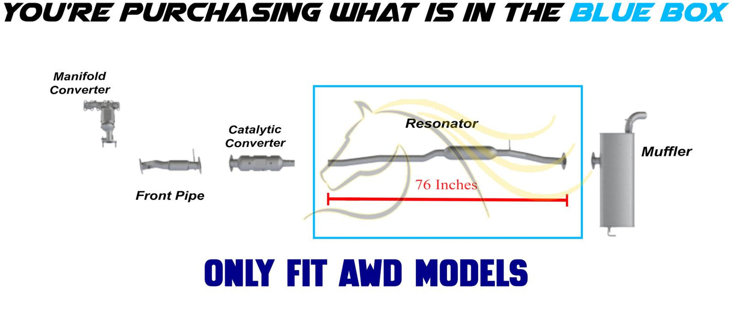 2016-2018 Hyundai Tucson 2.0L Stainless Steel Exhaust Resonator
