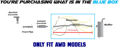 2016-2018 Hyundai Tucson 2.0L Stainless Steel Exhaust Resonator