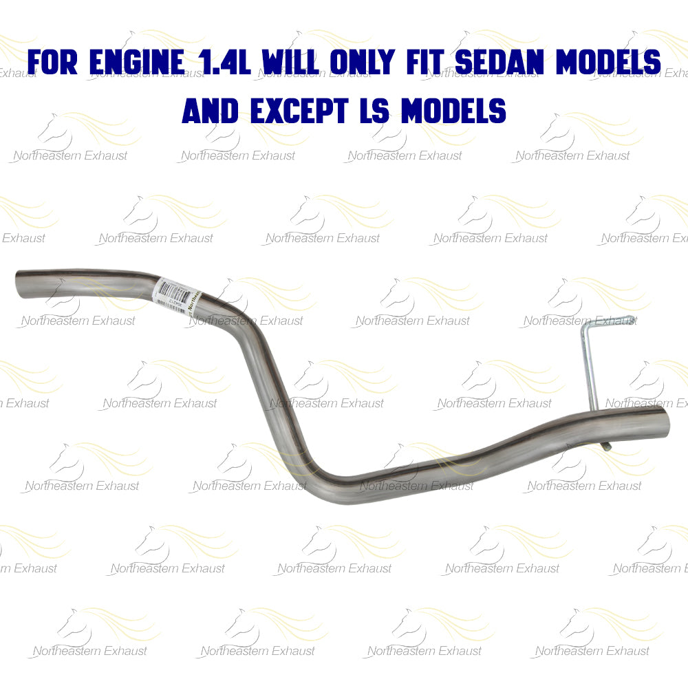 2012-2016 Chevrolet Sonic 1.4L & 1.8L Stainless Steel Intermediate Pipe