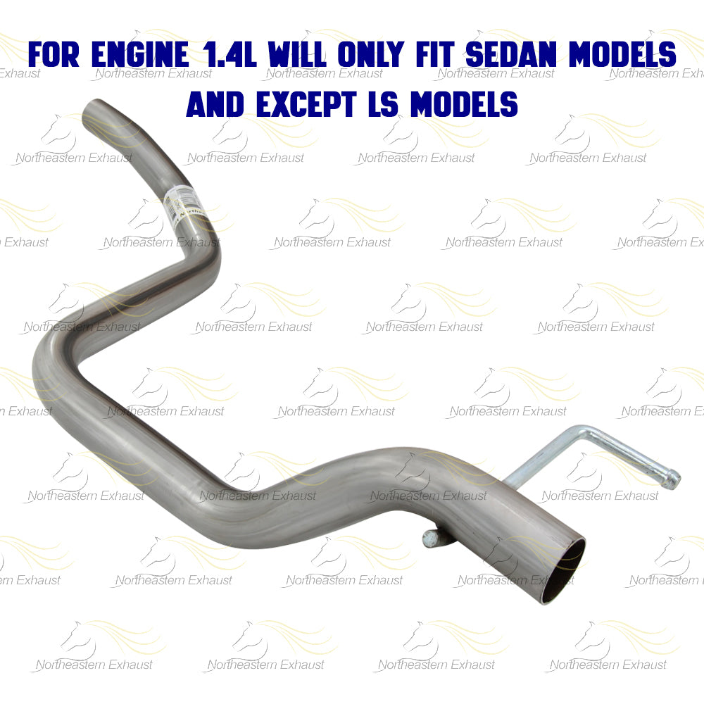 2012-2016 Chevrolet Sonic 1.4L & 1.8L Stainless Steel Intermediate Pipe