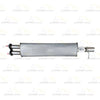 2007-2010 Volvo XC90 3.2L EPA Approved Catalytic Resonator Muffler Exhaust Kit