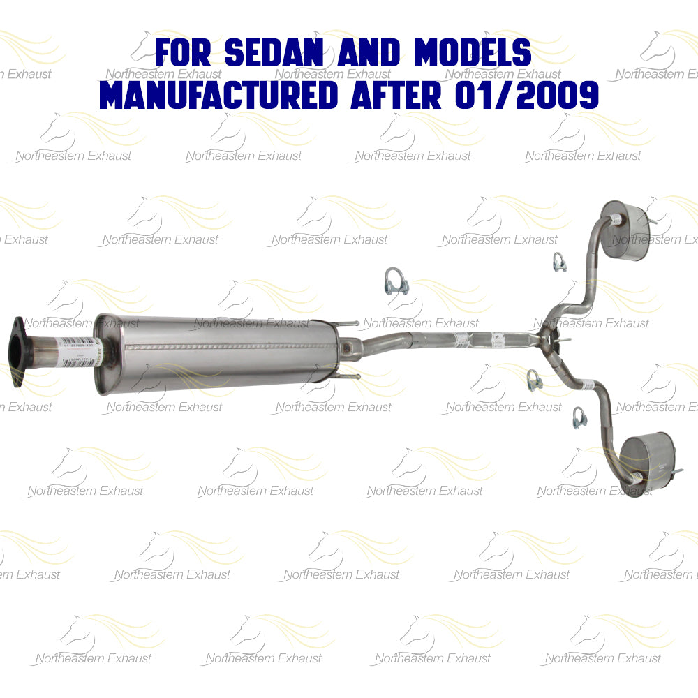 2009-2012 Nissan Altima 2.5L Stainless Steel Complete Exhaust System
