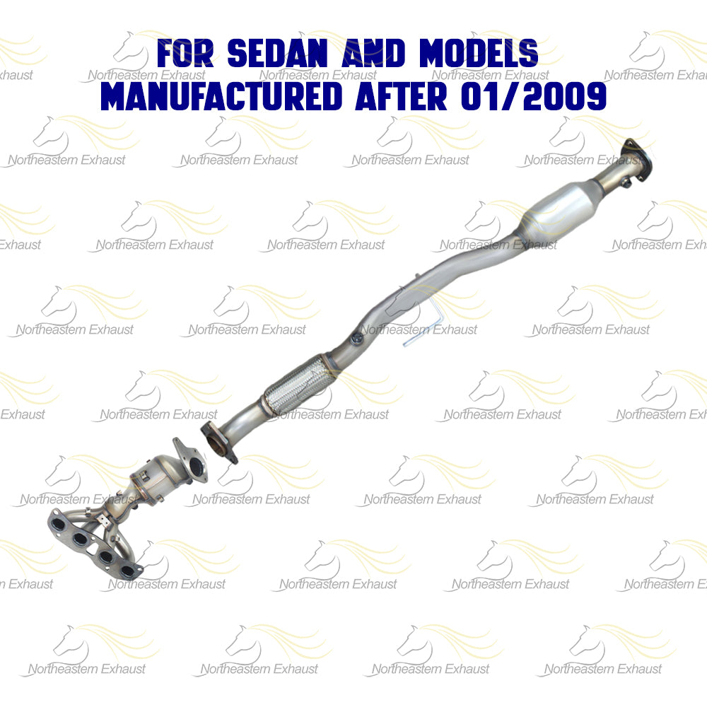 2009-2012 Nissan Altima 2.5L Stainless Steel Complete Exhaust System
