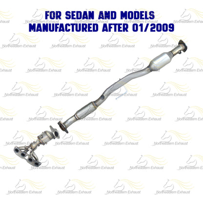 2009-2012 Nissan Altima 2.5L Stainless Steel Complete Exhaust System