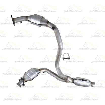 2009 Chevy Tahoe, GMC Yukon 4.8L Exhaust Catalytic Front Pipe Muffler Kit