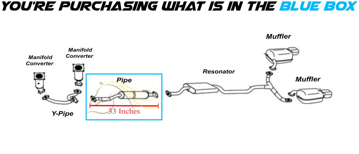 2007 Mazda CX-9 3.5L, 2008-2012 CX-9 3.7L Stainless Steel Exhaust Flex Pipe