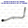 1998-2003 Ford Ranger 2.3L & 2.5L Stainless Steel Exhaust Tail Pipe