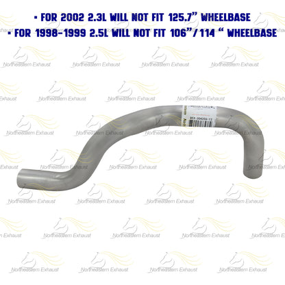 1998-2003 Ford Ranger 2.3L & 2.5L Stainless Steel Exhaust Tail Pipe