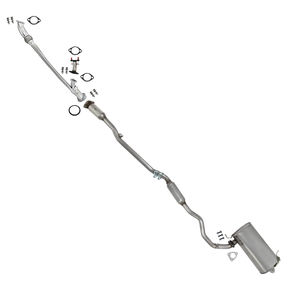 2016-2019 Mitsubishi Outlander 3.0L Front Exhaust Pipes, EPA Catalytic with Resonator and Muffler