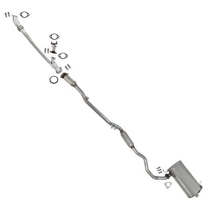 2016-2019 Mitsubishi Outlander 3.0L Front Exhaust Pipes, EPA Catalytic with Resonator and Muffler