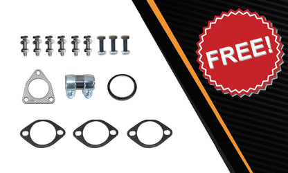 2016-2019 Mitsubishi Outlander 3.0L Front Exhaust Pipes, EPA Catalytic with Resonator and Muffler