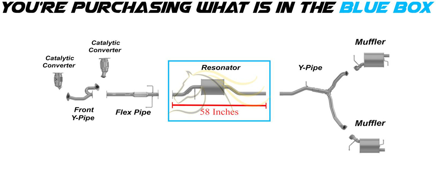 2007 Mazda CX-9 3.5L & 2008-2015 CX-9 3.7L Stainless Steel Exhaust Resonator