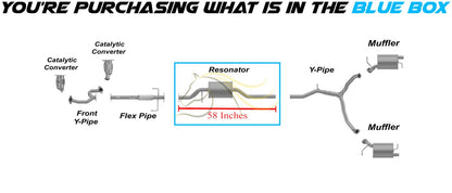 2007 Mazda CX-9 3.5L & 2008-2015 CX-9 3.7L Stainless Steel Exhaust Resonator
