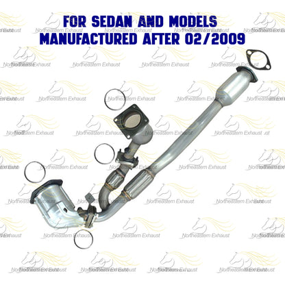 2009-2012 Nissan Altima 3.5L Stainless Steel Complete Exhaust System