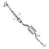 2007 Mazda CX-9 3.5L & 2008-2012 CX-9 3.7L Stainless Steel Flex Pipe Resonator Kit