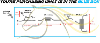2011-2014 Ford Edge 3.5L Exhaust System Kit with Right EPA Manifold