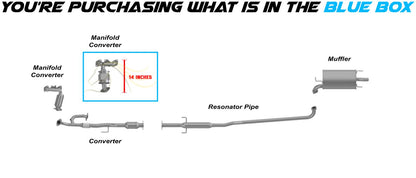 2004-2008 Toyota Solara 3.3L Passenger-side Manifold Catalytic Converter | EPA Approved