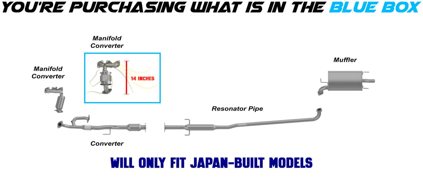 2004-2006 Toyota Camry 3.3L Passenger-side Manifold Catalytic Converter | EPA Approved