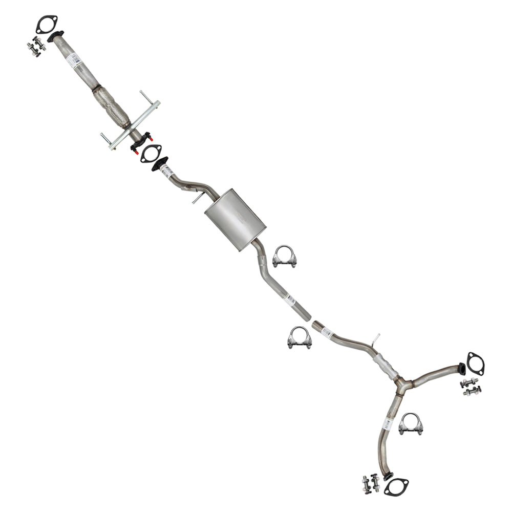 2007 Mazda CX-9 3.5L & 2008-2012 CX-9 3.7L Stainless Flex Pipe Resonator Y-Pipe Kit