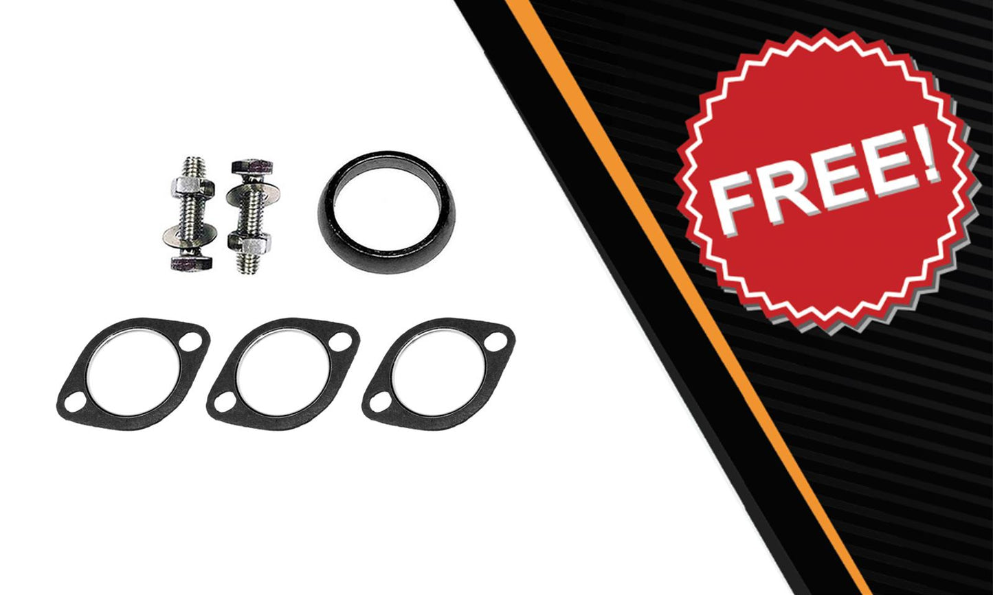 Stainless Steel Front Y-Pipe & Flex Pipe Kit for 2007 Mazda CX-9 3.5L | 2008-2012 CX-9 3.7L