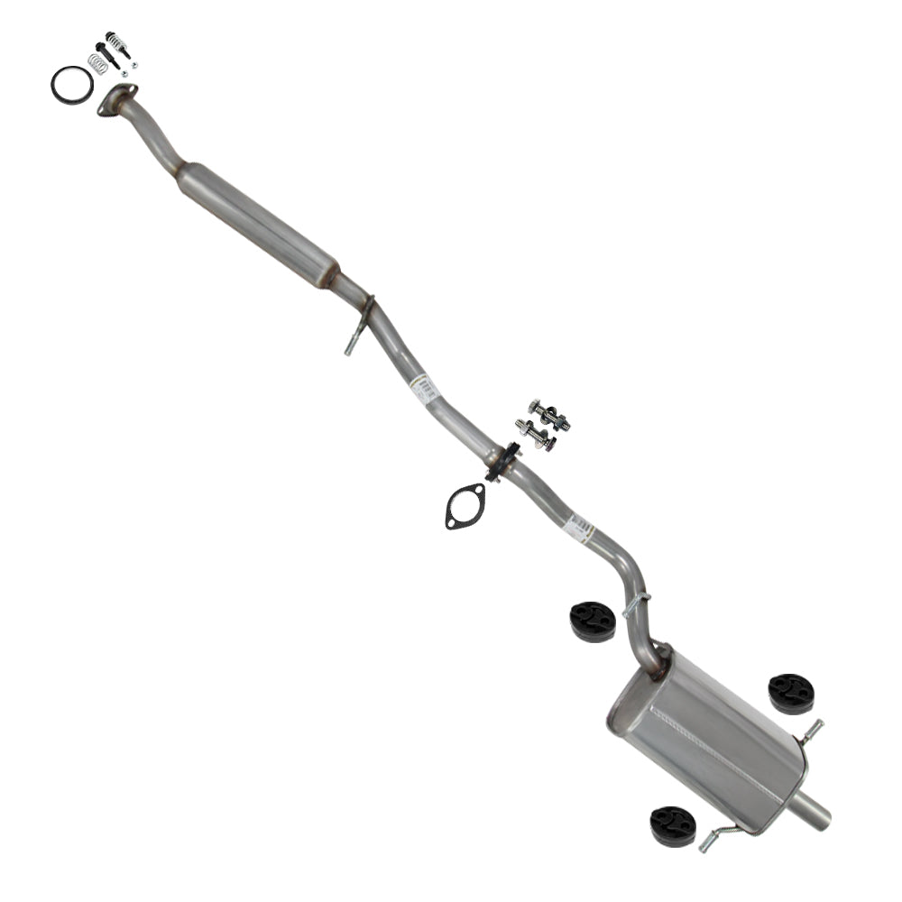 2006-2007 Subaru Impreza and Saab 9-2X 2.5L Exhaust Resonator Pipe and Muffler