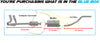 2004-2006 Jeep Wrangler 4.0L EPA Approved Catalytic Muffler Tail Pipe Exhaust Kit