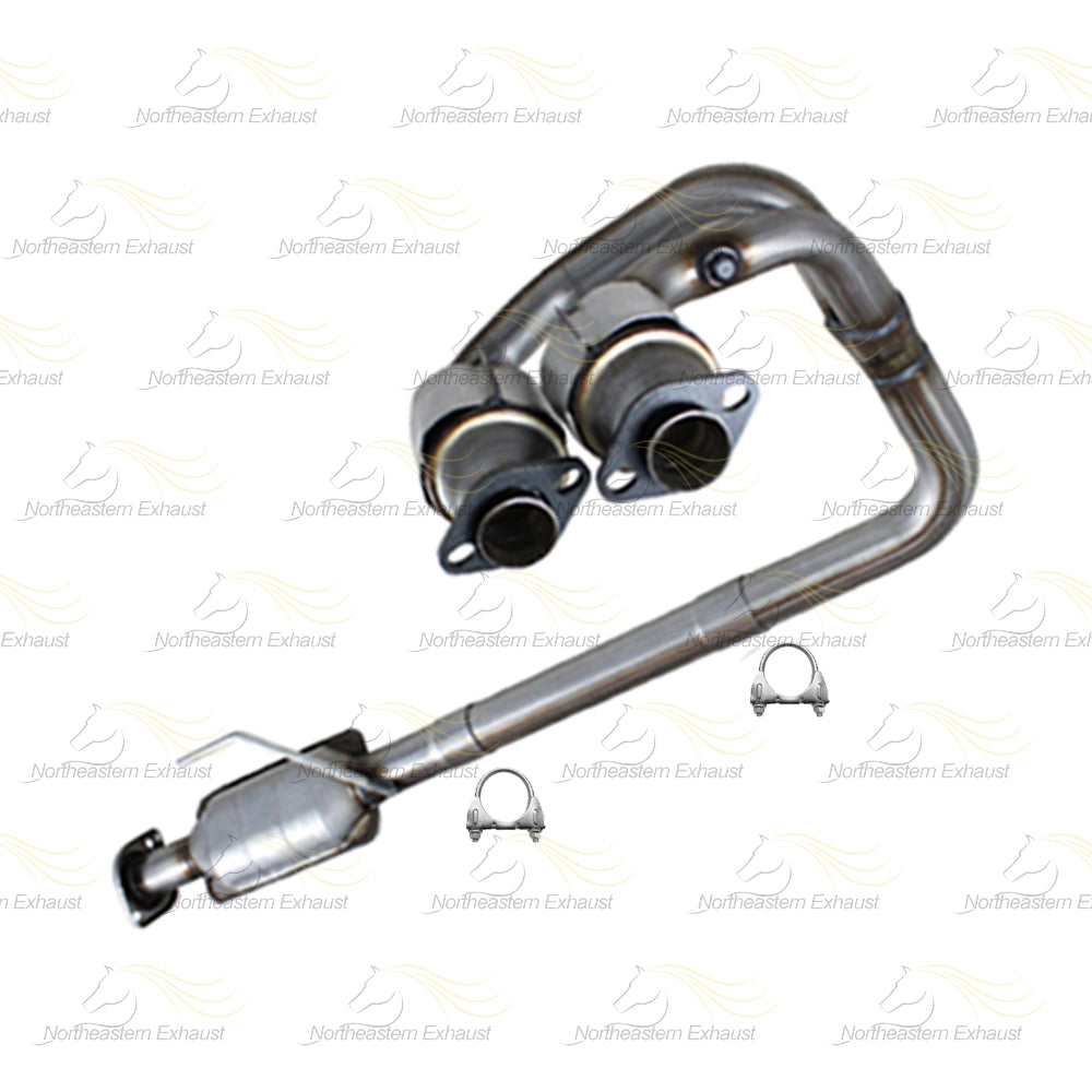 2004-2006 Jeep Wrangler 4.0L EPA Approved Catalytic Muffler Tail Pipe Exhaust Kit