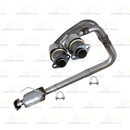 2004-2006 Jeep Wrangler 4.0L EPA Approved Catalytic Muffler Tail Pipe Exhaust Kit