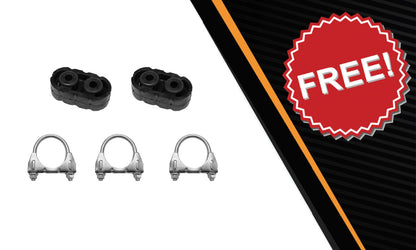 2004-2006 Jeep Wrangler 4.0L EPA Approved Catalytic Muffler Tail Pipe Exhaust Kit