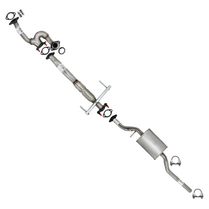 2007 CX-9 3.5L | 2008-2012 CX-9 3.7L Front Y-Pipe & Flex Pipe Resonator Exhaust Kit Stainless Steel