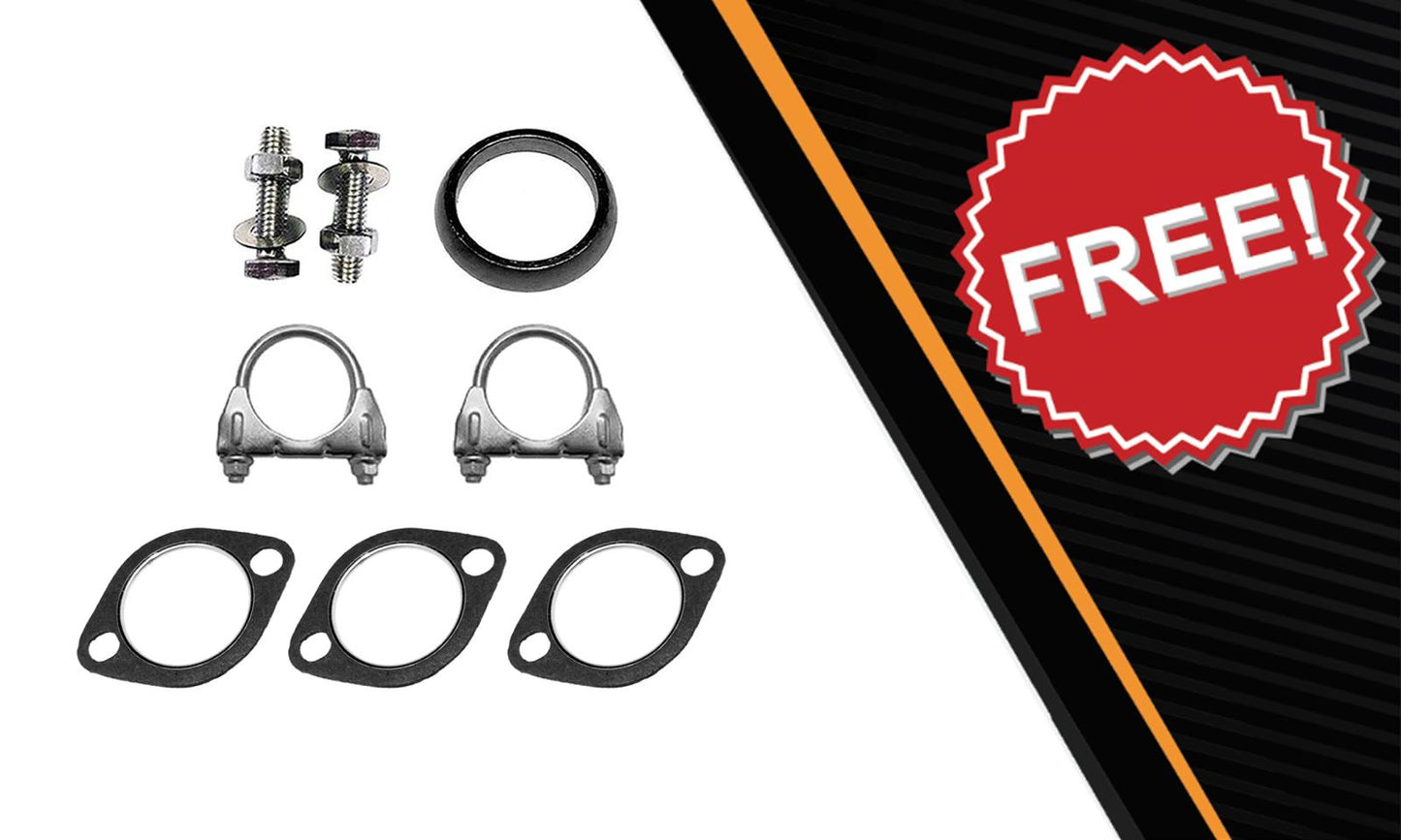 2007 CX-9 3.5L | 2008-2012 CX-9 3.7L Front Y-Pipe & Flex Pipe Resonator Exhaust Kit Stainless Steel