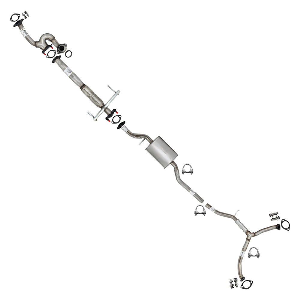 2007 CX-9 3.5L | 2008-2012 Mazda CX-9 3.7L Front Y-Pipe & Flex Pipe Resonator Rear Y-Pipe Kit