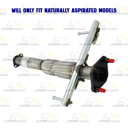 Driver-side Exhaust Catalytic Converter, Y Pipe and Flex Pipe for 2007 Mazda CX-9 3.5L | 2008-2012 Mazda CX-9 3.7L