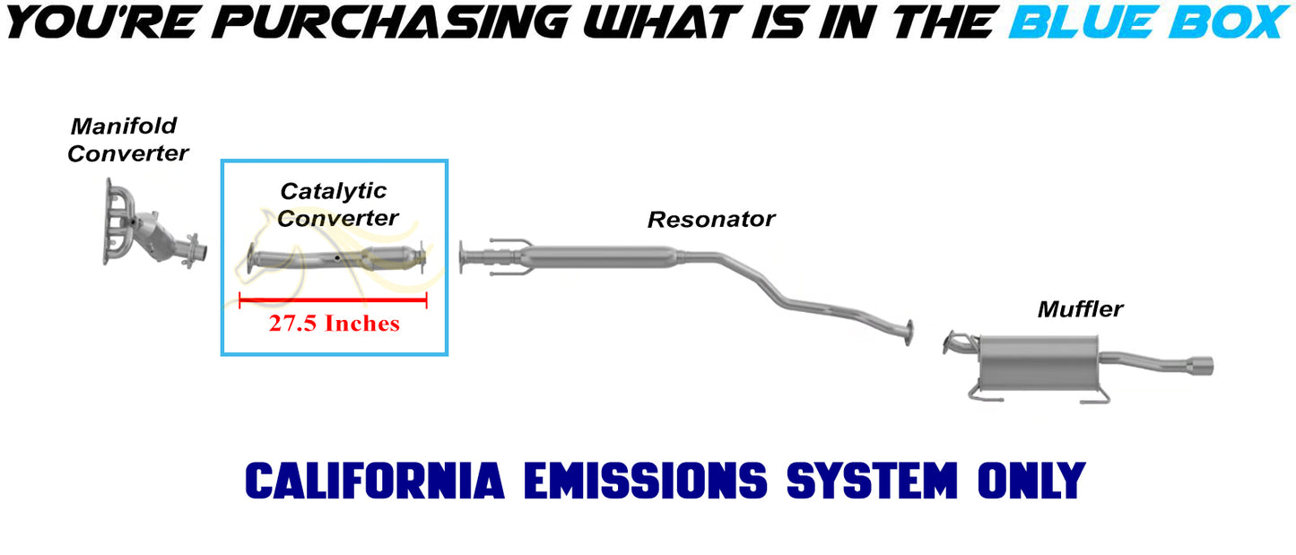 2013-2019 Nissan Sentra 1.8L EPA Approved Exhaust Rear Catalytic Converter