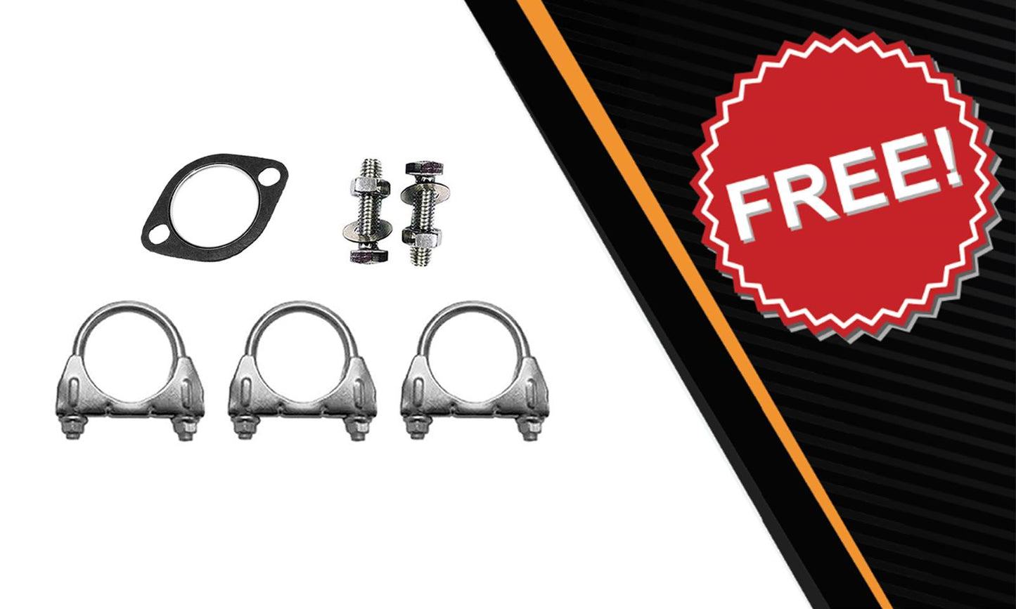 2011-2015 Chevrolet Cruze 1.4L & 1.8L Stainless Steel Resonator Muffler Exhaust Kit