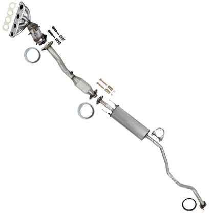 2013-2019 Nissan Sentra 1.8L EPA Approved Manifold w/ Rear Catalytic & Resonator Kit
