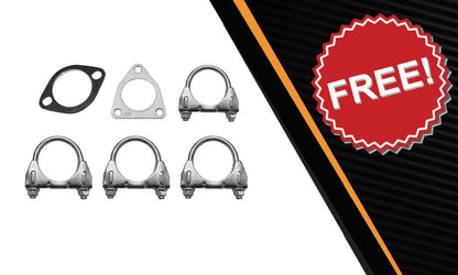 2016 Chevy Cruze Limited & 2011-2015 Cruze 1.4L EPA Approved Rear Catalytic Resonator Muffler Kit