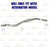 2009-2010 Dodge Ram 1500 5.7L Stainless Steel Exhaust Passenger Side Tail Pipe