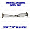 2013-2019 Nissan Sentra 1.8L EPA Approved Rear Catalytic, Resonator & Muffler Exhaust Kit
