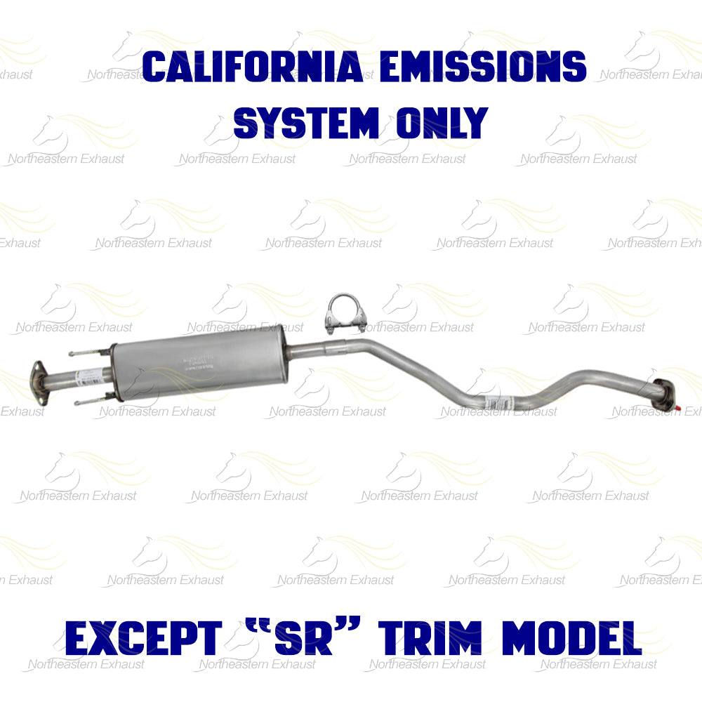 2013-2019 Nissan Sentra 1.8L EPA Approved Rear Catalytic, Resonator & Muffler Exhaust Kit